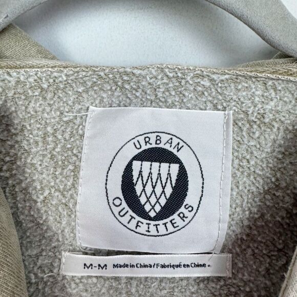 URBAN OUTFITTERS | Yogi Cropped Zip Fleece Hoodie Acid Wash Green Women’s Size M - Picture 8 of 11